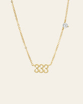 333 Angel Number Choker - CAMELLIA